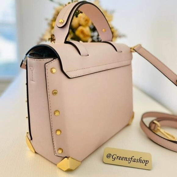 Michael Kors Purse Manhattan Satchel Crossbody bag new - Picture 5 of 11